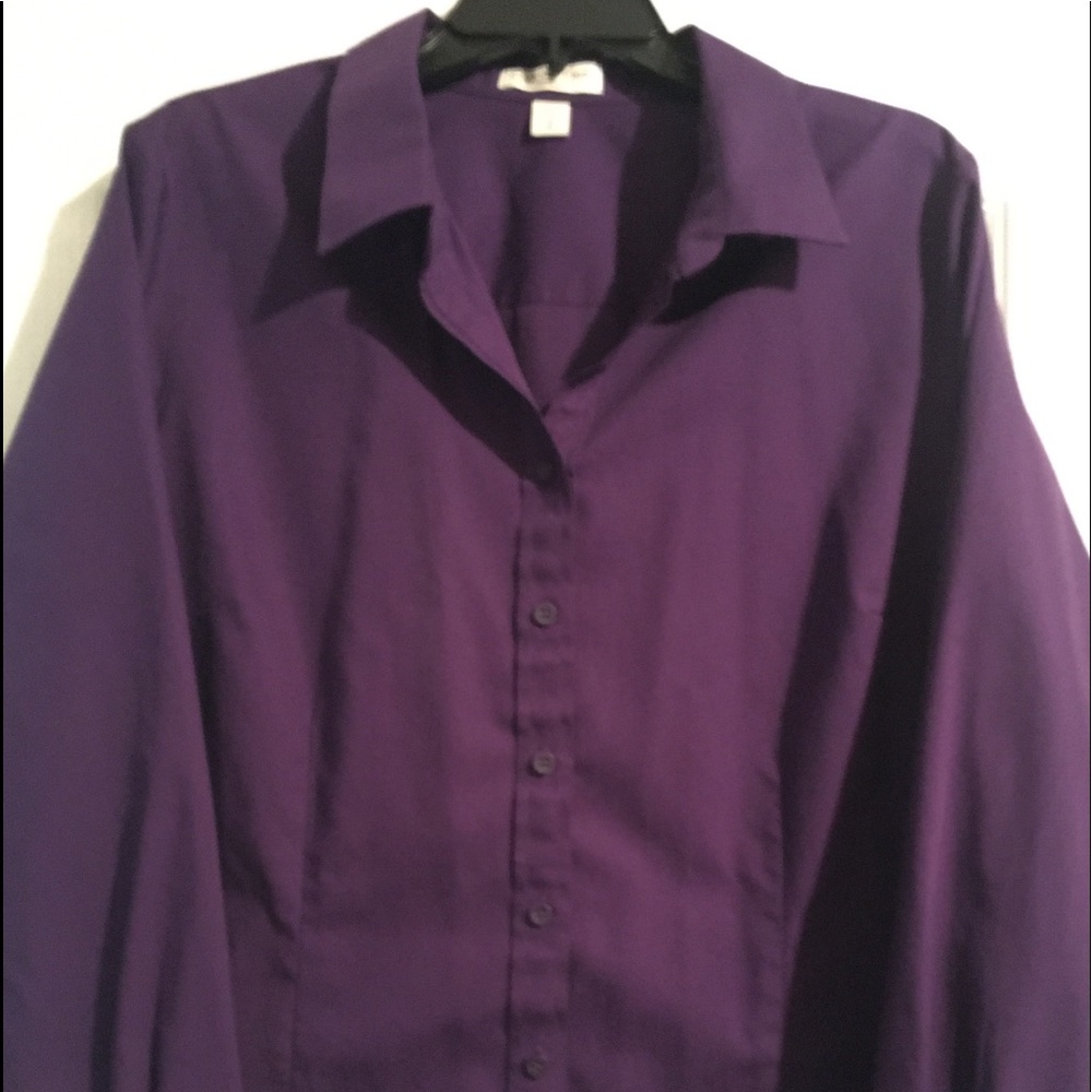Purple Coldwater Creek Blouse